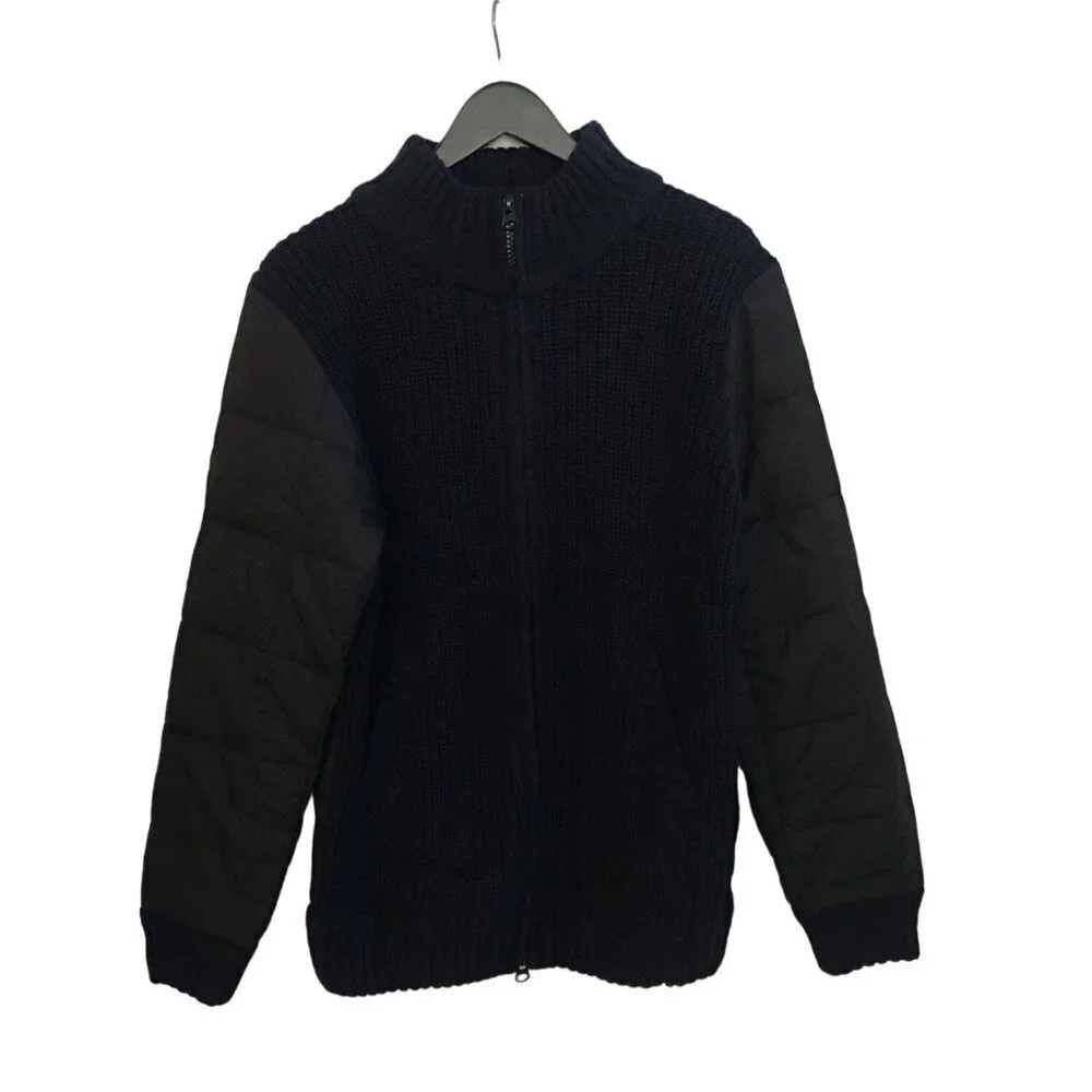 Voshon  Black/Dark Blue  XL Polyester and nylon Jacket